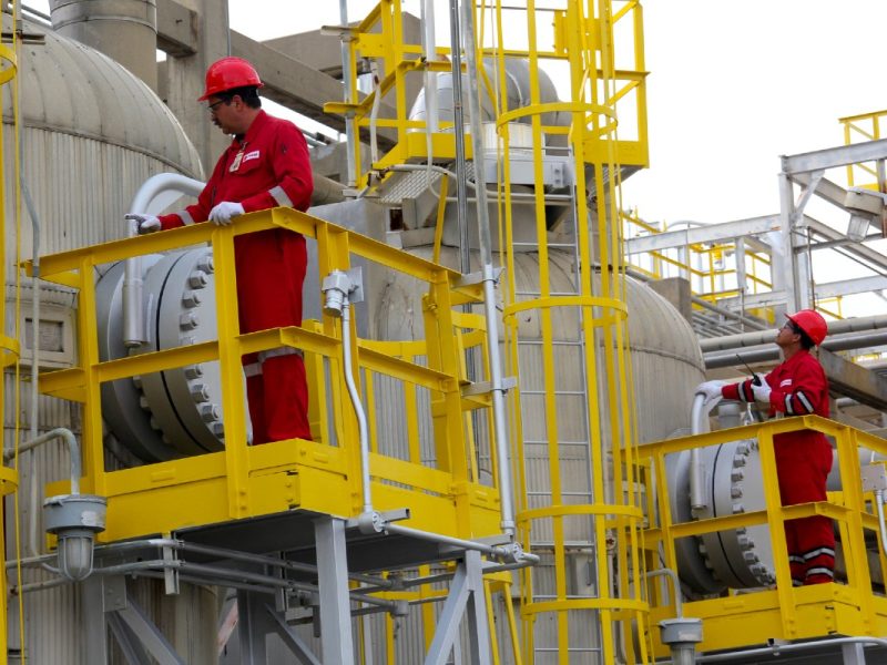 Producción petrolera