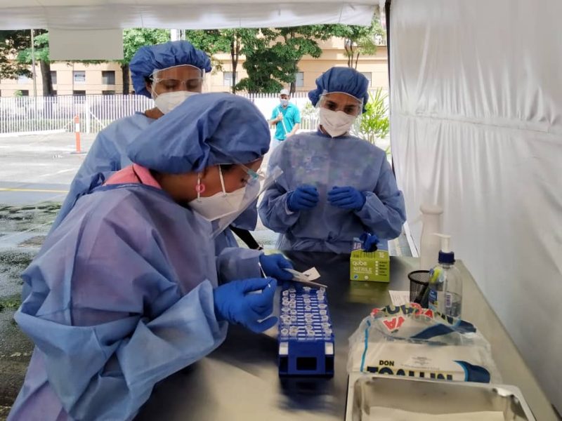 Habilitan servicio "Auto PCR" en Caracas para diagnóstico de COVID-19
