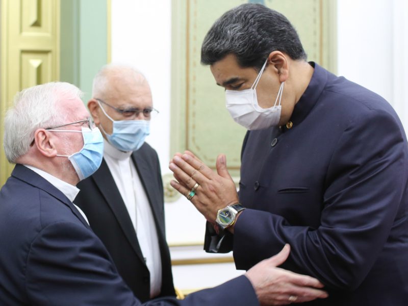 Maduro tras hablar con cardenal Porras: Fue un encuentro de reconciliación