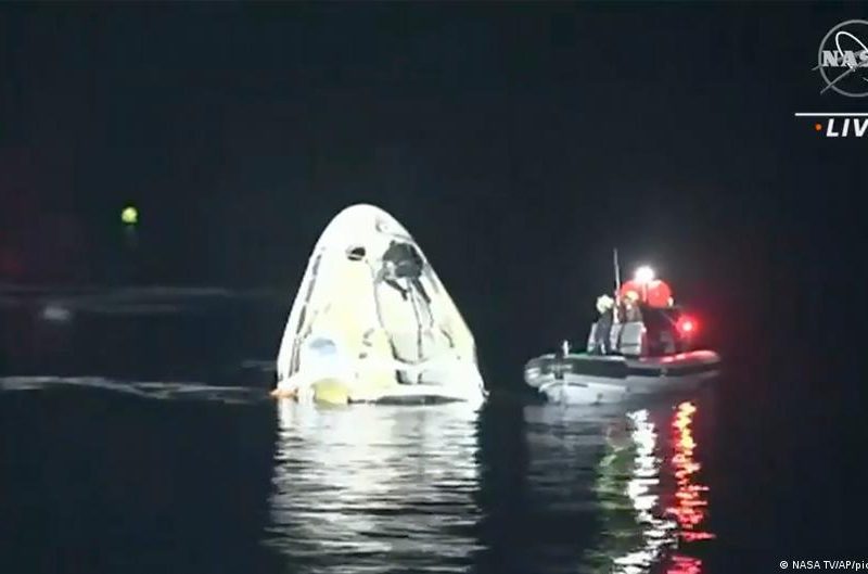 Nave de SpaceX regresa a la Tierra exitosamente