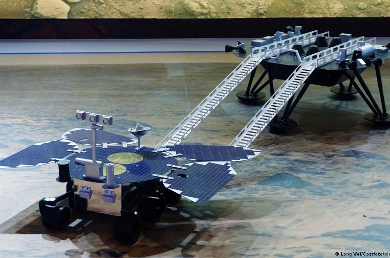 China logra posar pequeño robot en Marte