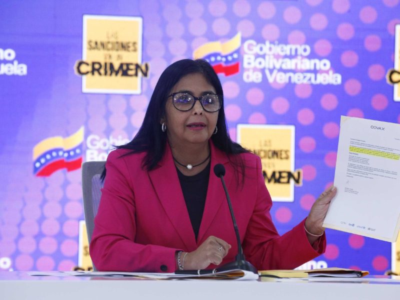 Paso comercial entre Venezuela y Colombia se reanuda este 5Oct, ratifica Delcy Rodríguez