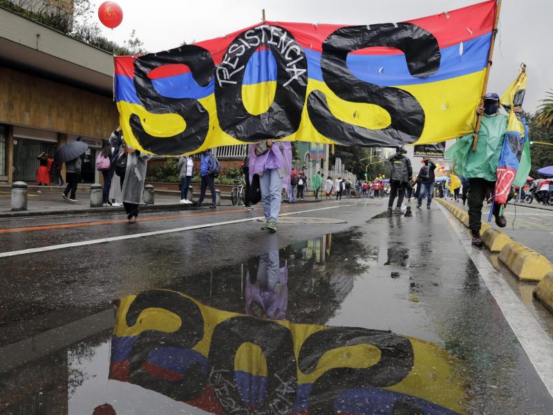 Denuncian que mes de protestas ha sido el más violento para prensa colombiana