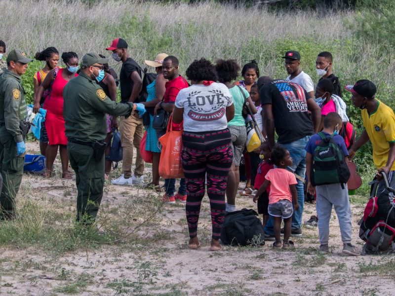 Haitianos en el Río Grande