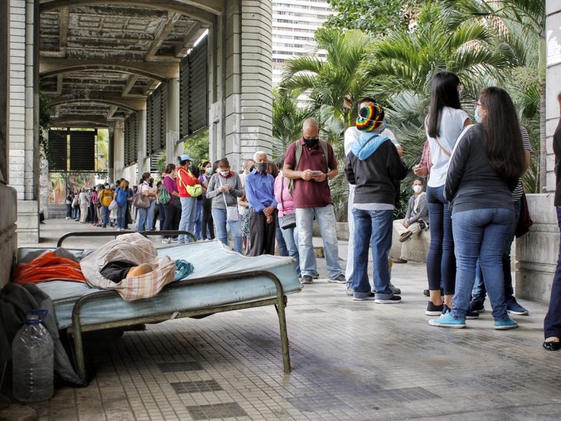 Vacunación en Caracas
