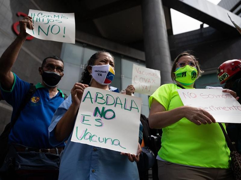 Gremios piden no vacunar a niños venezolanos con Abdala