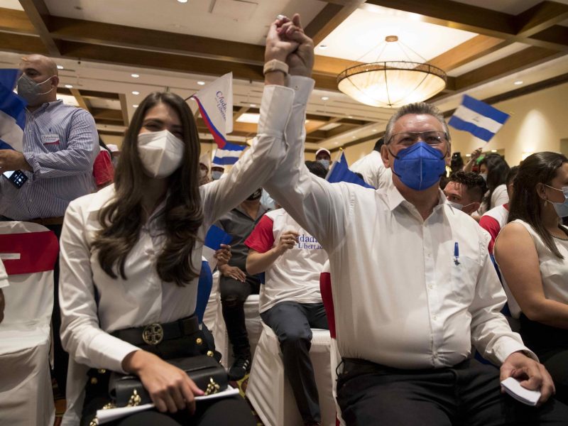 Oposición de Nicaragua denuncia arresto de su candidata a vicepresidenta