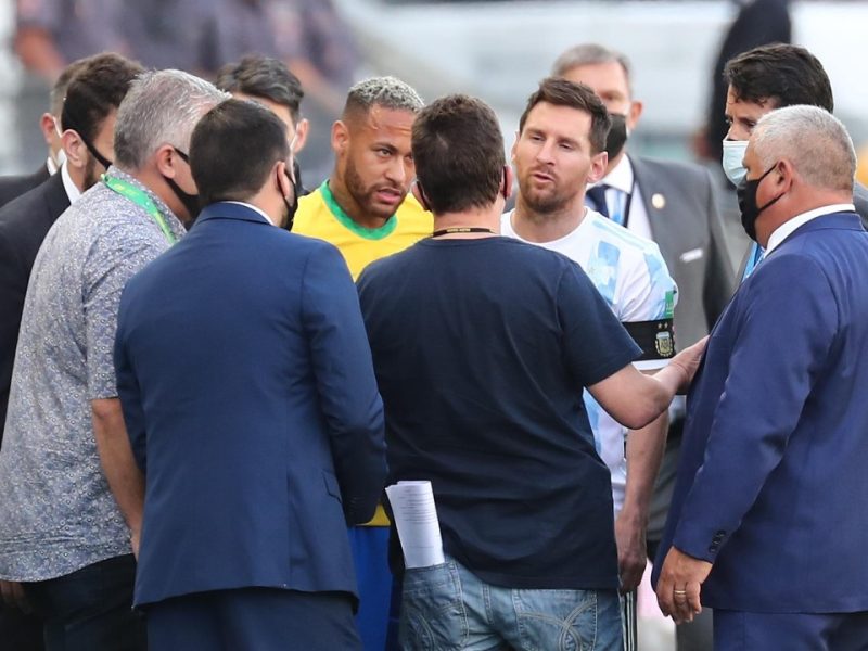 Conmebol suspende el partido entre Brasil y Argentina