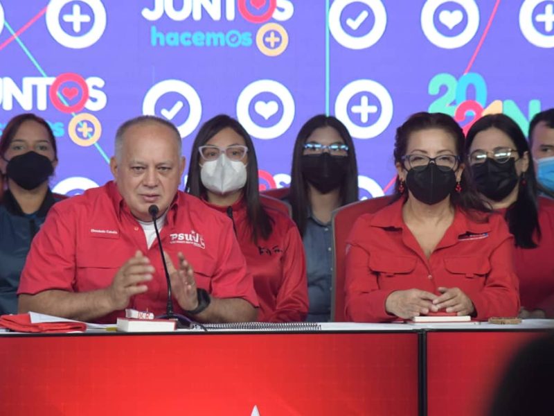 Cabello: Ausencia de Guaidó, Vecchio y Borges en negociaciones auguran mejores resultados