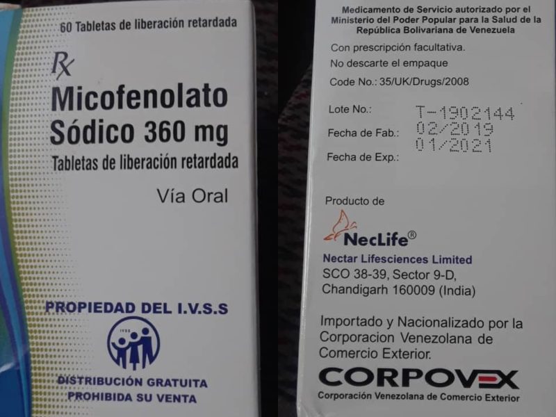 Ivss entrega inmunosupresores vencidos a los trasplantados, denuncian organizaciones
