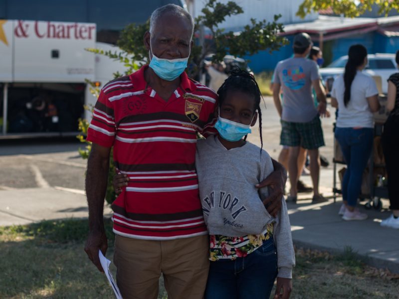 Migrantes haitianos del rio texas
