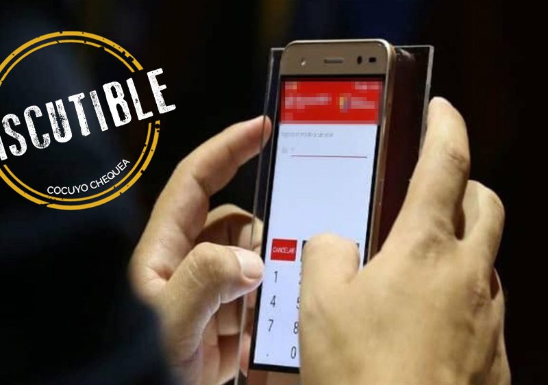 Audio viral dice que se deben poner obligatoriamente dos céntimos antes de transferir en bolívares. Es discutible