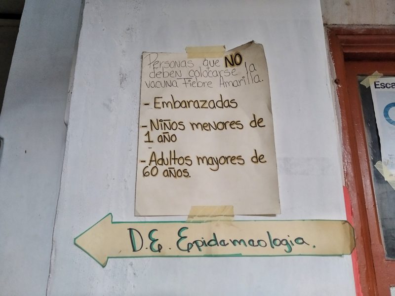 Vacuna contra fiebre amarilla en Caracas se coloca los lunes, miércoles y viernes