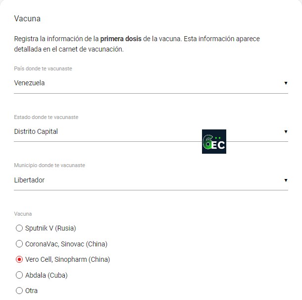 Certificado Digital de Vacunación