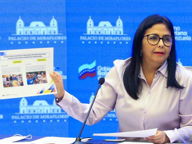 ´´Venezuela llevará a Iván Duque ante la CPI´´, anuncia Delcy Rodríguez