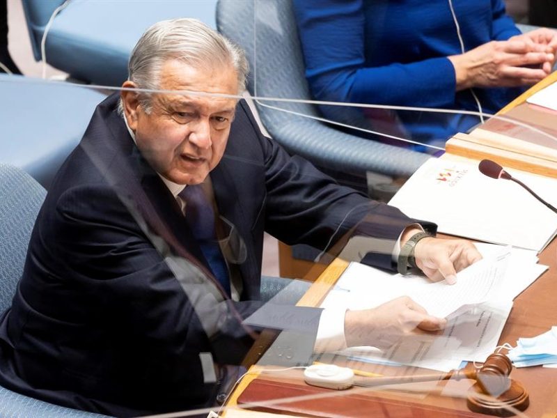López Obrador propone en la ONU un mecanismo mundial contra la pobreza