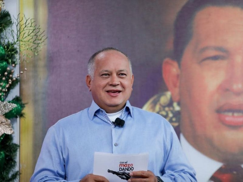Cabello acusa a la UE de tener un "informe ya preparado" sobre elecciones del 21N