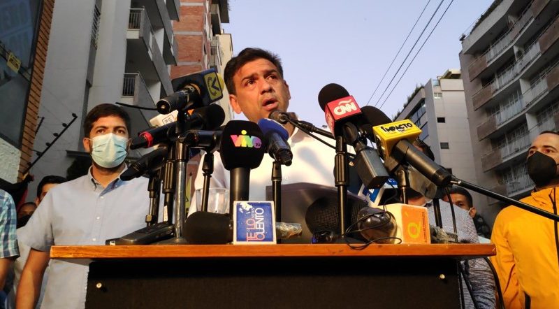 “Miranda no se va a perder por mi culpa”, afirma Carlos Ocariz
