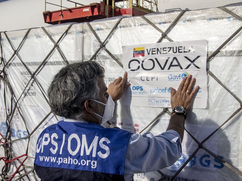 Venezuela recibe tercer envío de Covax con 2,5 millones de dosis de Sinopharm