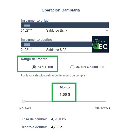 1 dólar