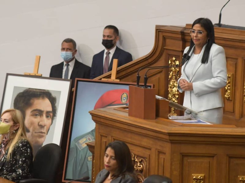 Rodríguez presenta a la AN del 6Dic presupuesto 2022 por Bs 62,37 millardos