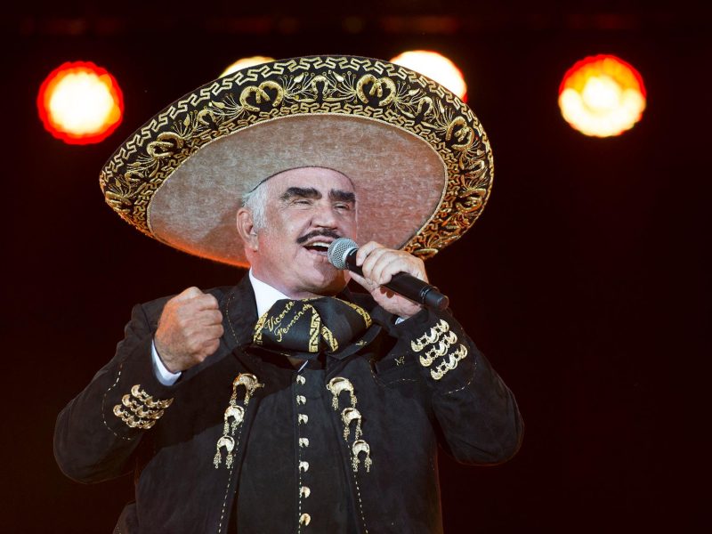 Murió “El Rey” de la canción ranchera, Vicente Fernández a los 81 años