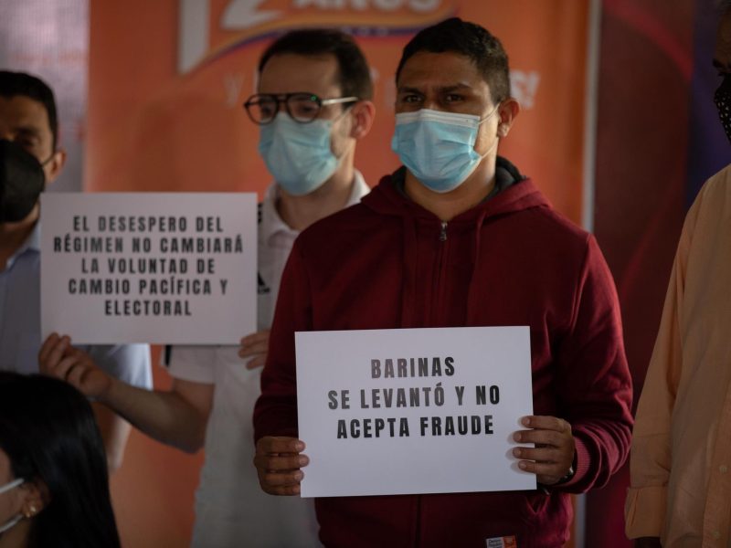 11 de 12 municipios de Barinas ya no son chavistas, según votación del #21Nov