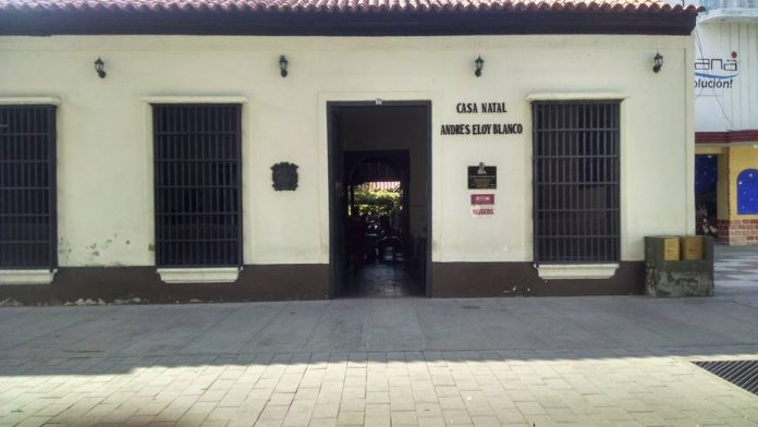 Roban la casa museo del poeta Andrés Eloy Blanco en Cumaná