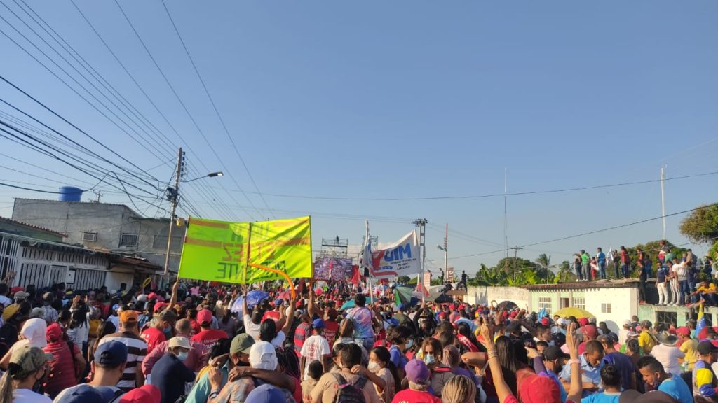 Arreaza cierra campaña en Barinas con acto masivo en la Cinqueña y pide confianza a electores
