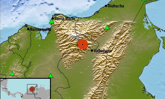 Sismo en Colombia se sintió en Zulia este #5Feb