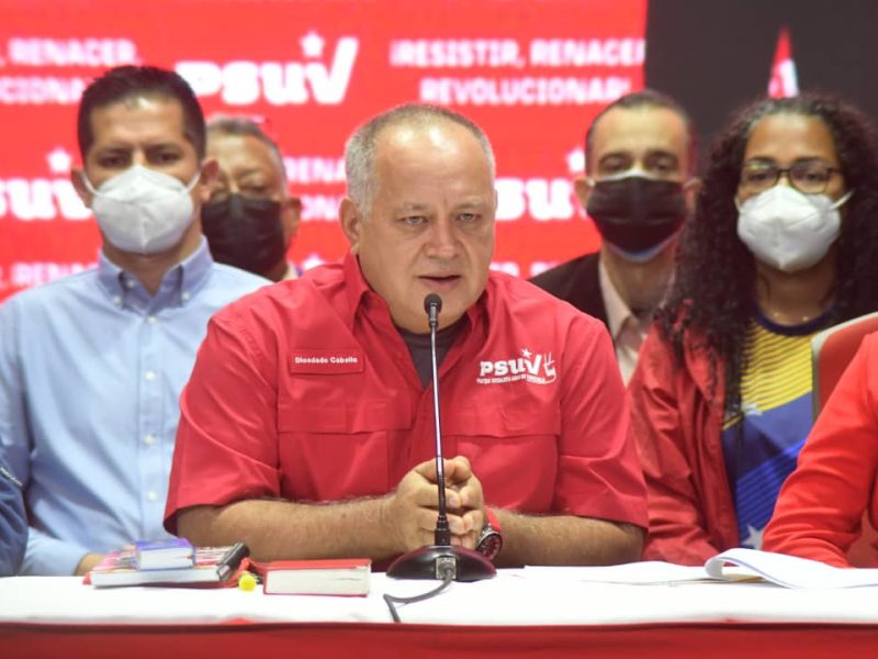 Cabello advierte a países que piden retomar negociaciones que chavismo «no capitulará»