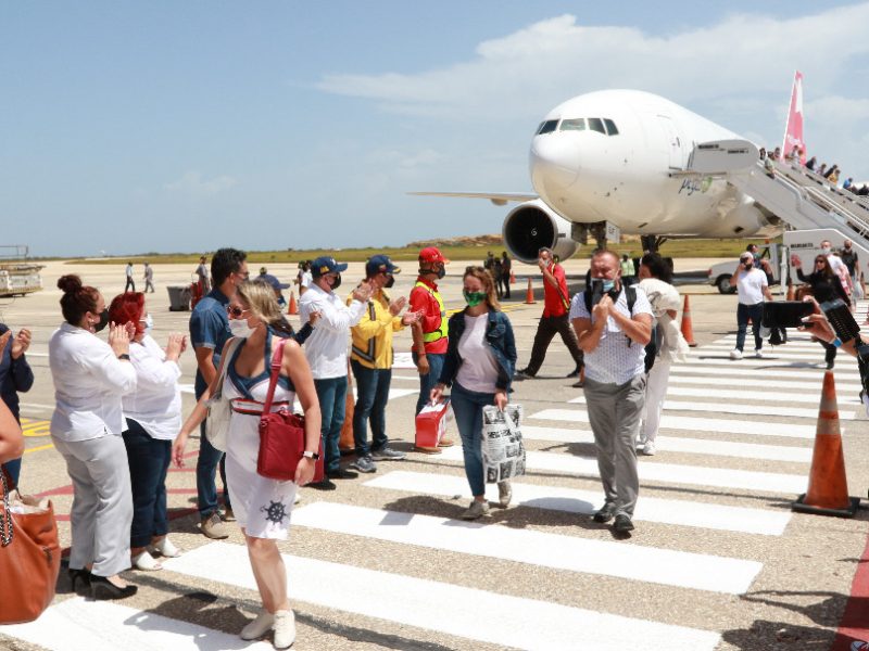 Turistas rusos en Margarita retornan a su país