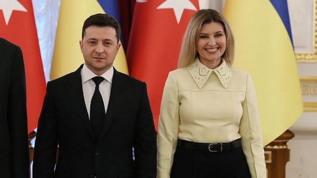 Volodymyr Zelensky y Olena Zelenska