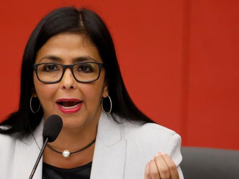 Delcy Rodríguez unión europea sanciones