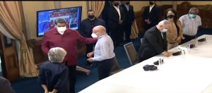 Miembros del Foro Cívico se reúnen con Maduro en Miraflores