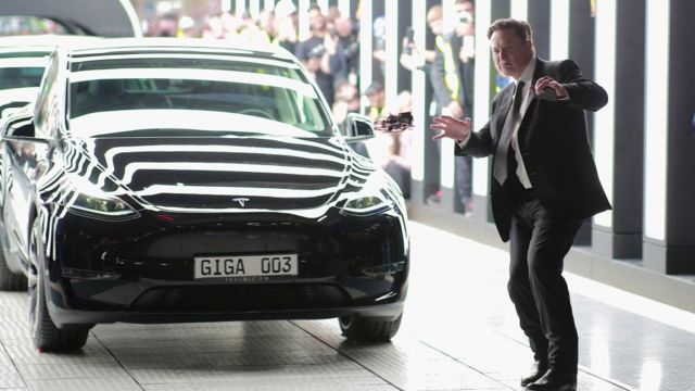 Elon Musk en Tesla