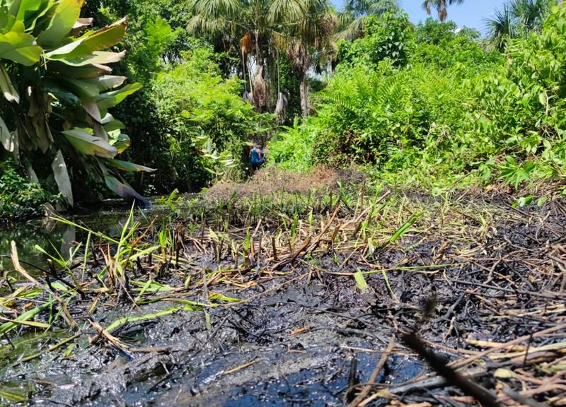 Denuncian derrame de petróleo en parroquia La Pica en Monagas
