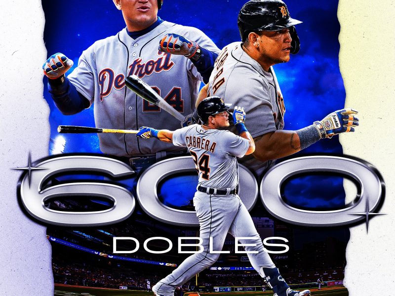 Llegaron los 600 dobles de Miguel Cabrera y logra nueva marca en la MLB