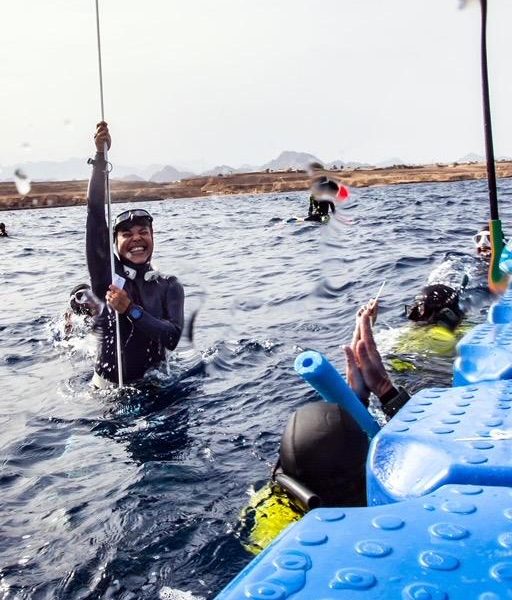 Récord nacional y tercera posición en buceo en apnea para Iru Balic en Egipto