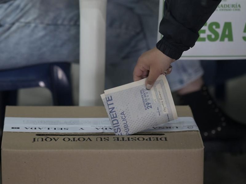 Normalidad a mitad de jornada en las elecciones presidenciales colombianas