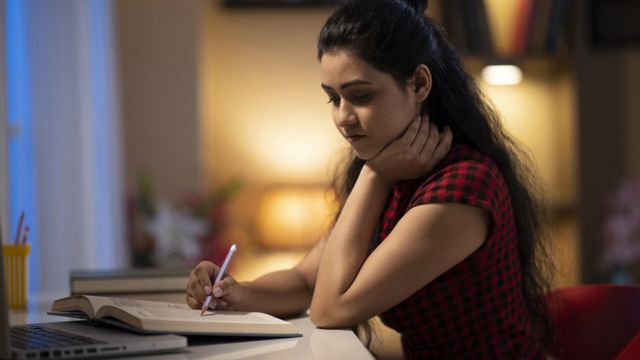 Una estudiante