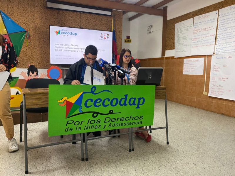 Las denuncias sobre violaciones a la integridad de los niños, niñas y adolescentes que recibió Cecodap aumentaron 16% durante este año
