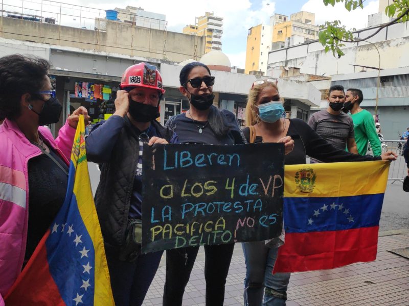 Tribunal decidirá si los cuatro activistas de VP permanecen detenidos este #10Jun