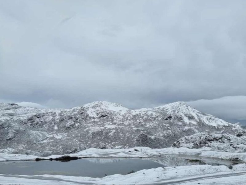 Segunda nevada del año cae sobre picos merideños