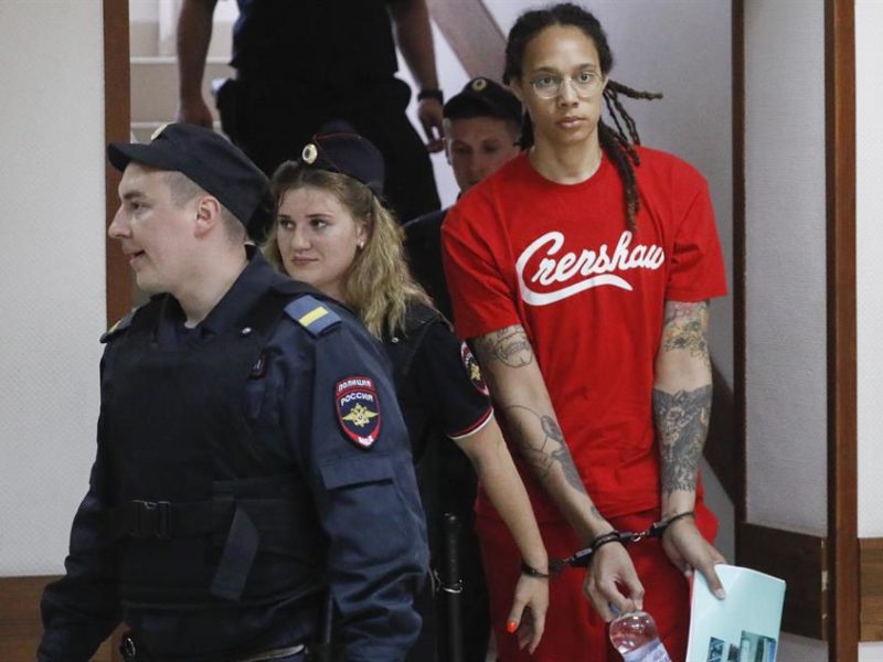 La estadounidense Griner se declara culpable ante un tribunal ruso