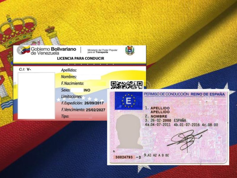 España suspende el canje de la licencia de conducir con Venezuela