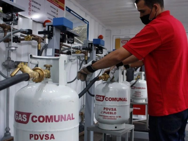 Gas para las bombonas