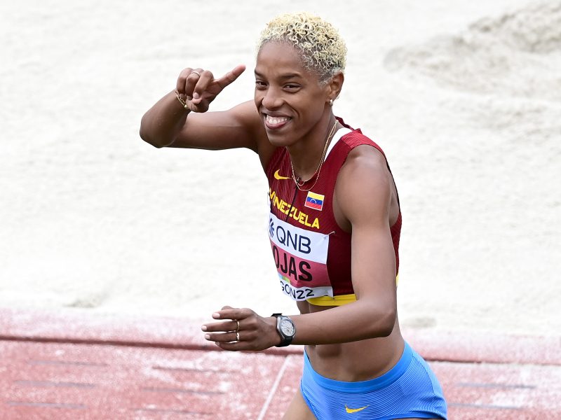 A Yulimar Rojas le bastó un solo intentó para meterse en la final