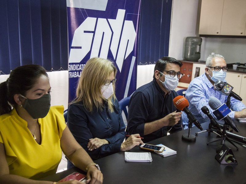 "La libertad de prensa en Venezuela está bajo ataque", advierte el Sntp