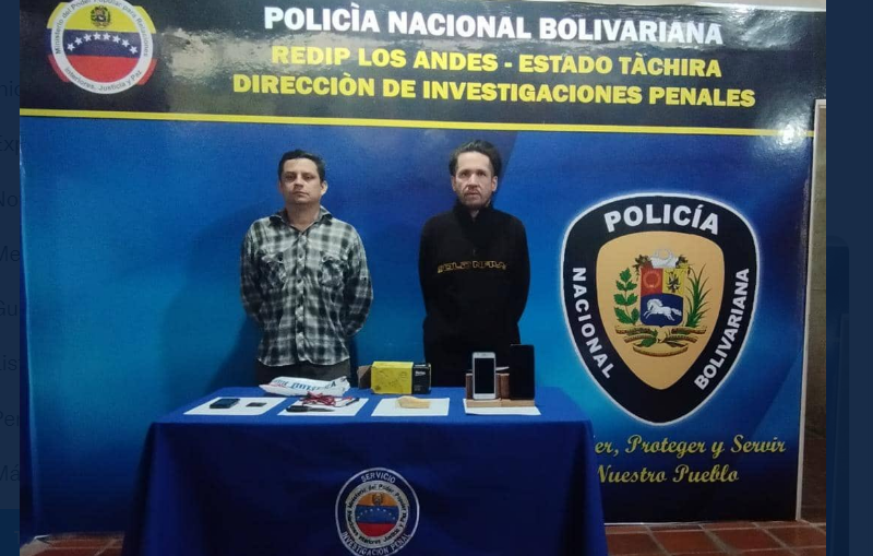 Ceballos informa sobre captura de dos personas en Táchira con explosivo C4